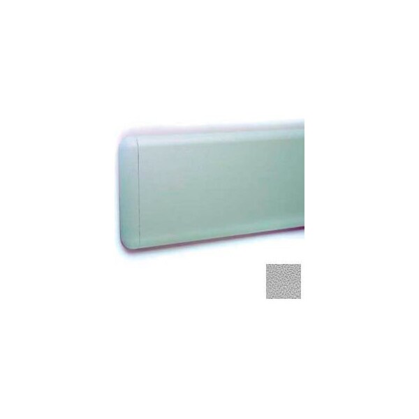Pawling Wall Guard W/Rounded Top & Bottom Edges, Aluminum Retainer, 7-3/4"H x 12'L, Pearl Gray WG-8-12-289 - main